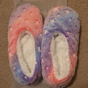 Colorful Fuzzy Slippers
